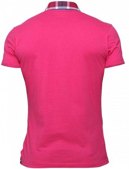 Mish Mash Polo Vinny Pink - Polo shirts - Grote Maten Poloshirts Heren