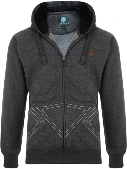 Kam Jeans Eagle Print Hoody - Sweaters & hoodies - Sweaters & Hoodies Grote Maten Heren