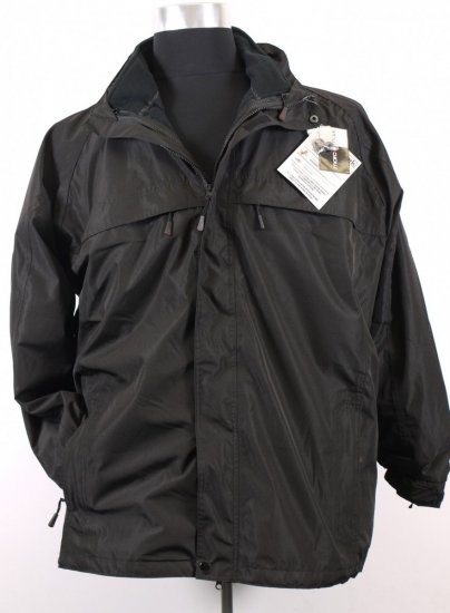 Marc & Mark 3-in-1 Lech Tech-jacket Black - Jassen - Grote Maten Herenjassen