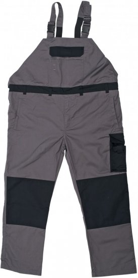 Marc & Mark Work-bib Grey - Werkkleding - Werkkleding Grote Maten Heren