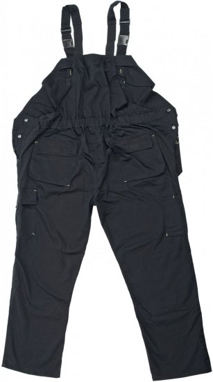 Marc & Mark Work-bib Black - Werkkleding - Werkkleding Grote Maten Heren