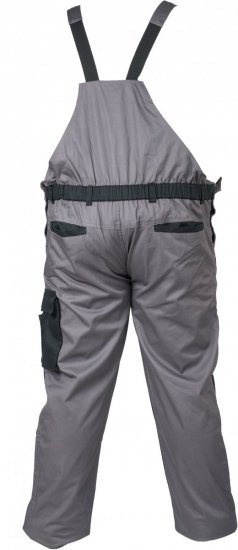 Marc & Mark Work-bib Grey - Werkkleding - Werkkleding Grote Maten Heren