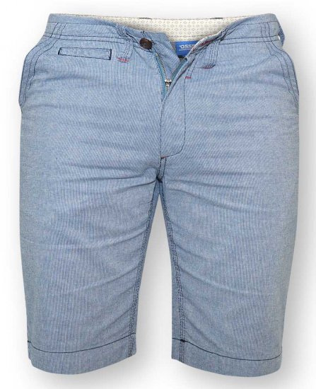 D555 BENNY Blue Shorts - Korte broeken - Grote Maten Korte Broeken Heren