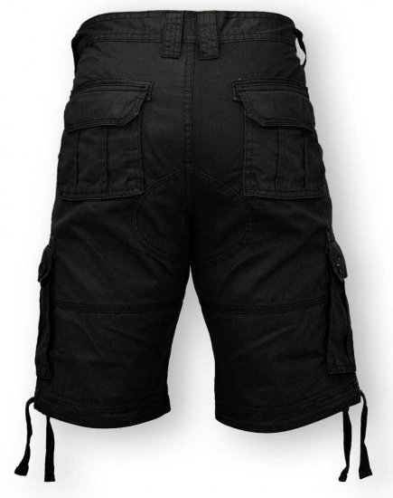 D555 Jarrod Cargo Short Black - Korte broeken - Grote Maten Korte Broeken Heren