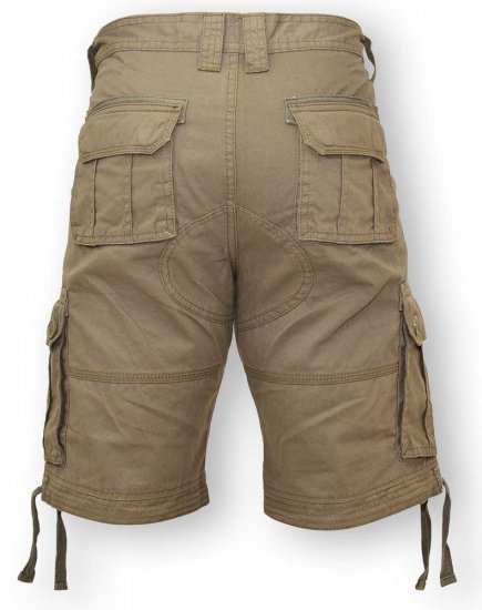 D555 Jarrod Cargo Short Khaki - Korte broeken - Grote Maten Korte Broeken Heren