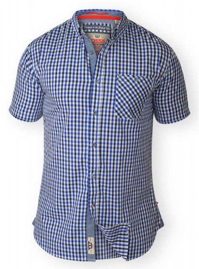 D555 JAIDEN Short Sleeve Shirt & T-shirt Combo - Overhemden - Overhemden Grote Maten Heren