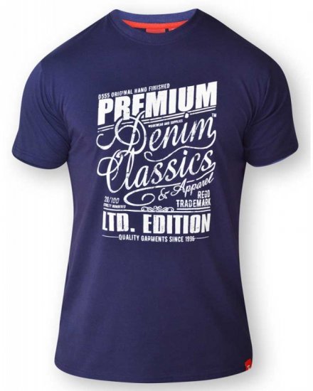 D555 JAIDEN Short Sleeve Shirt & T-shirt Combo - Overhemden - Overhemden Grote Maten Heren