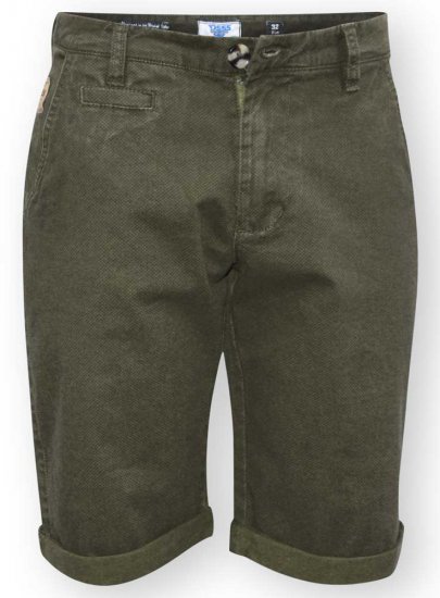 D555 Bruce Chino Short Khaki - Korte broeken - Grote Maten Korte Broeken Heren