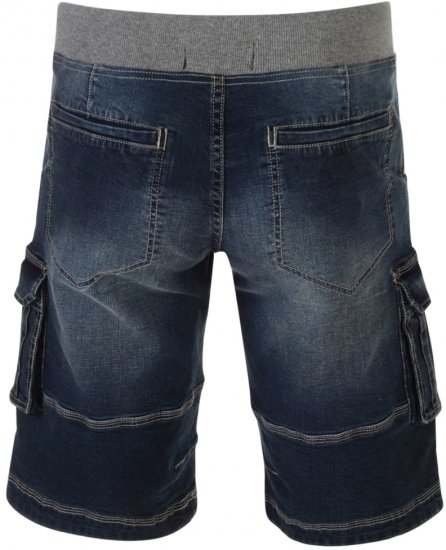 Kam Jeans Dito Denim Shorts Dark Used - Korte broeken - Grote Maten Korte Broeken Heren