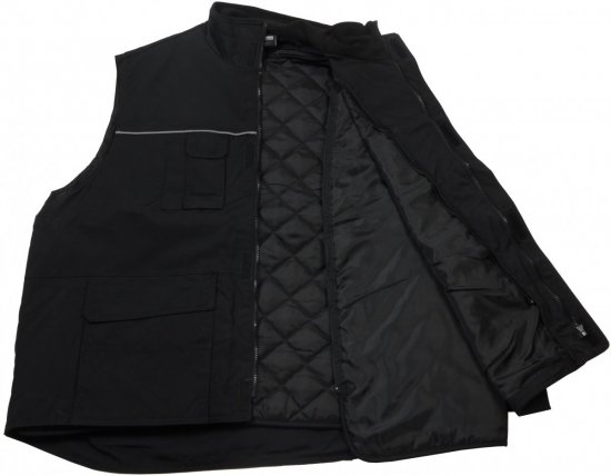 Marc & Mark Work-vest Black - Werkkleding - Werkkleding Grote Maten Heren