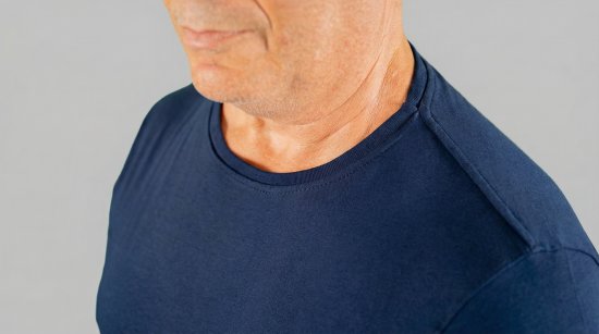 20 Nodi Mezzogiorno Sports T-Shirt Navy - T-shirts - Grote Maten T-shirts Heren