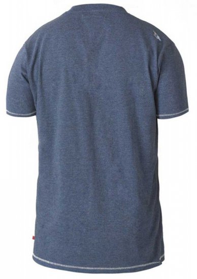 D555 RUEBEN NY City Print T-Shirt Denim - T-shirts - Grote Maten T-shirts Heren