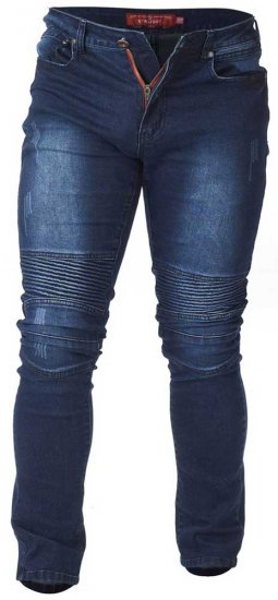 D555 Troy Tapered Fit Biker Jeans - Jeans & broeken - Jeans & Broeken Grote Maten Heren