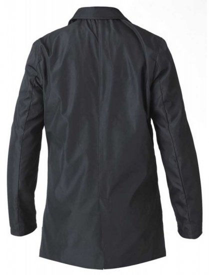 D555 Hampton Raincoat Black - Jassen - Grote Maten Herenjassen
