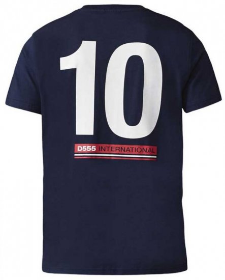 D555 Leon T-shirt Navy - T-shirts - Grote Maten T-shirts Heren