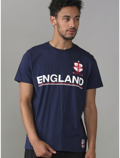 D555 Leon T-shirt Navy - T-shirts - Grote Maten T-shirts Heren