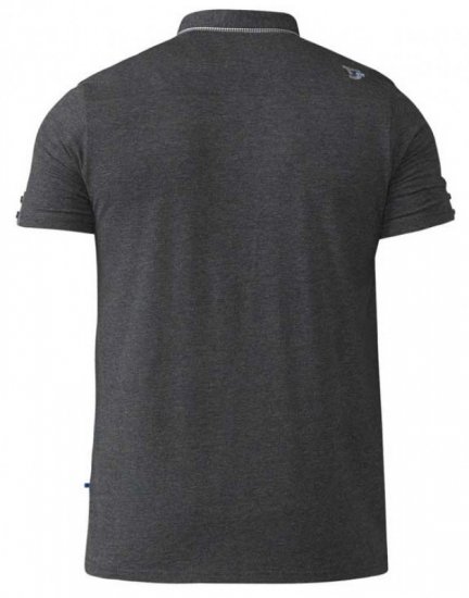 D555 Hogan Polo Charcoal - Polo shirts - Grote Maten Poloshirts Heren