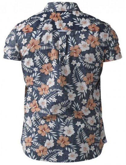 D555 Huxley Hawaii Shirt - Overhemden - Overhemden Grote Maten Heren