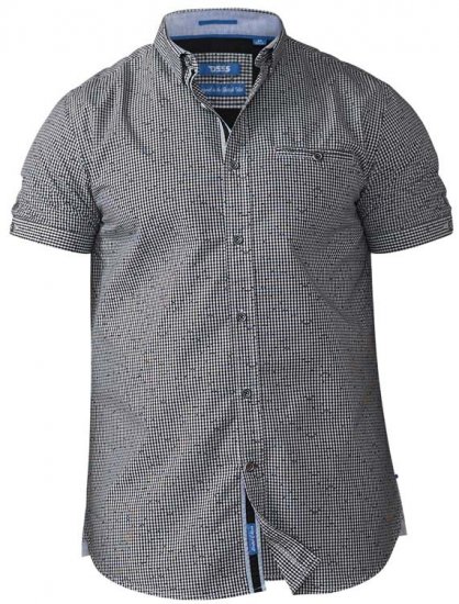D555 Skyler Short Sleeve Shirt - Overhemden - Overhemden Grote Maten Heren