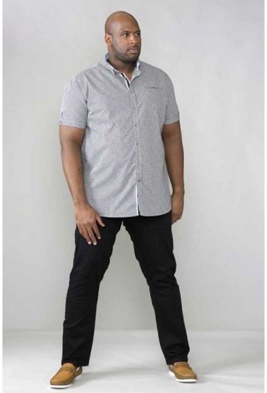 D555 Skyler Short Sleeve Shirt - Overhemden - Overhemden Grote Maten Heren