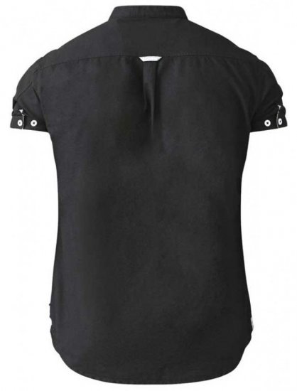 D555 Dwight Short Sleeve Shirt Black - Overhemden - Overhemden Grote Maten Heren