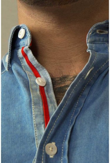 D555 Nathan Short Sleeve Shirt Blue - Overhemden - Overhemden Grote Maten Heren