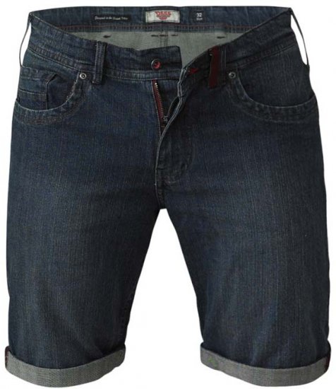 D555 Arix Denim Stretch Shorts - Korte broeken - Grote Maten Korte Broeken Heren