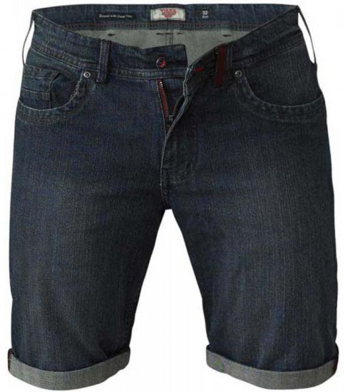 D555 Arix Denim Stretch Shorts - Korte broeken - Grote Maten Korte Broeken Heren