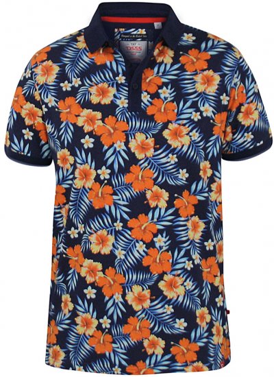 D555 Cyprus Hawaii Polo Shirt - Polo shirts - Grote Maten Poloshirts Heren