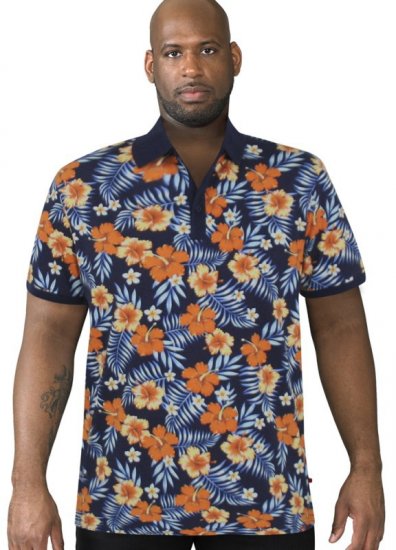 D555 Cyprus Hawaii Polo Shirt - Polo shirts - Grote Maten Poloshirts Heren