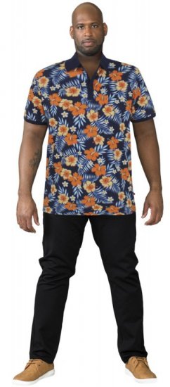 D555 Cyprus Hawaii Polo Shirt - Polo shirts - Grote Maten Poloshirts Heren