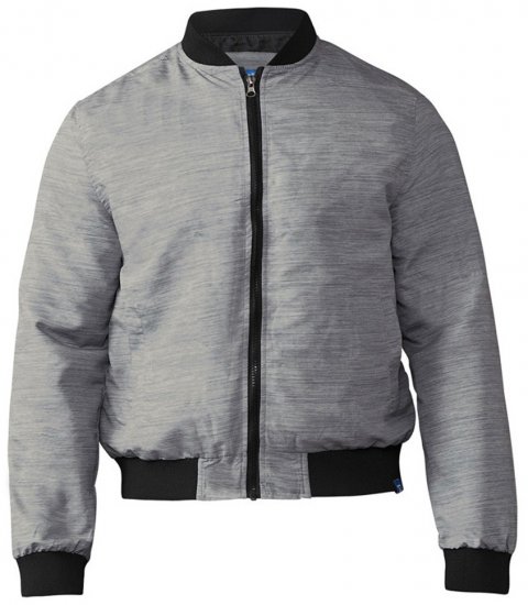 D555 Lou Bomber Jacket Grey - Jassen - Grote Maten Herenjassen
