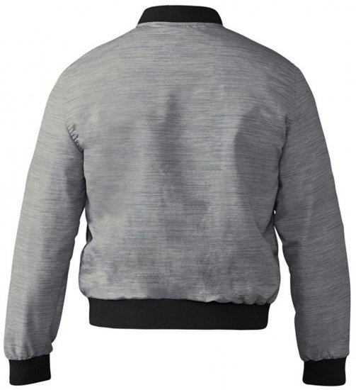 D555 Lou Bomber Jacket Grey - Jassen - Grote Maten Herenjassen