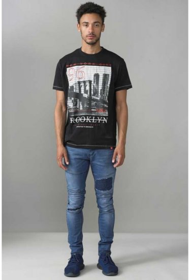 D555 Cain T-shirt Black - T-shirts - Grote Maten T-shirts Heren