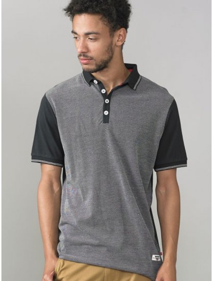 D555 Cecil Polo Black - Polo shirts - Grote Maten Poloshirts Heren