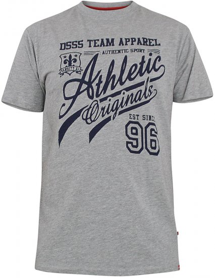 D555 Liberty Short Sleeve Shirt & T-shirt Combo - Overhemden - Overhemden Grote Maten Heren