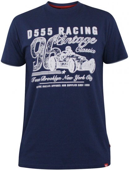 D555 Hadwin Short Sleeve Shirt & T-shirt Combo - Overhemden - Overhemden Grote Maten Heren