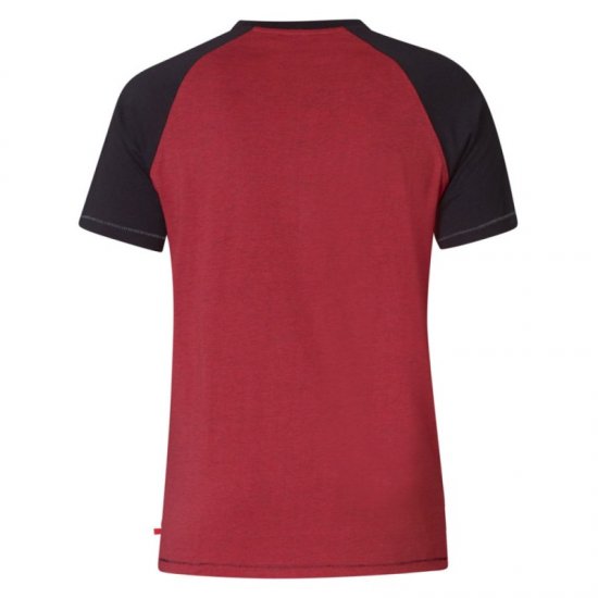 D555 Jarvis T-shirt Red - T-shirts - Grote Maten T-shirts Heren