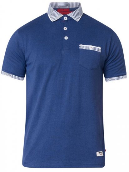 D555 George Polo Navy - Polo shirts - Grote Maten Poloshirts Heren