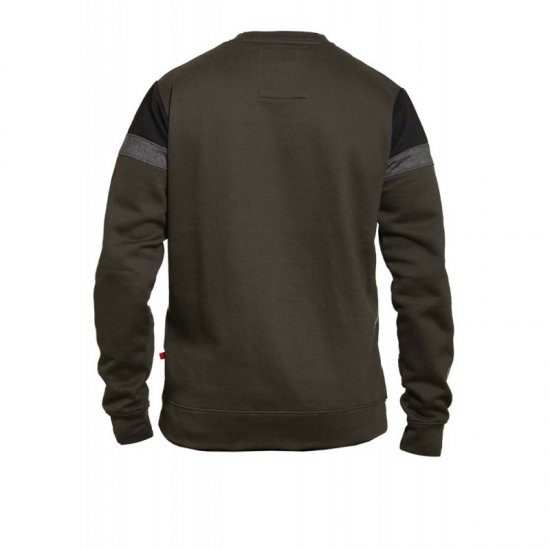 D555 Clermont Sweatshirt Khaki - Sweaters & hoodies - Sweaters & Hoodies Grote Maten Heren