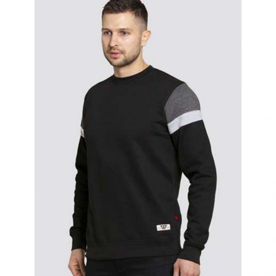 D555 Clermont Sweatshirt Black - Sweaters & hoodies - Sweaters & Hoodies Grote Maten Heren