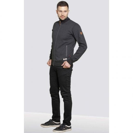 D555 Buxton Full Zip Sweatshirt Black - Sweaters & hoodies - Sweaters & Hoodies Grote Maten Heren