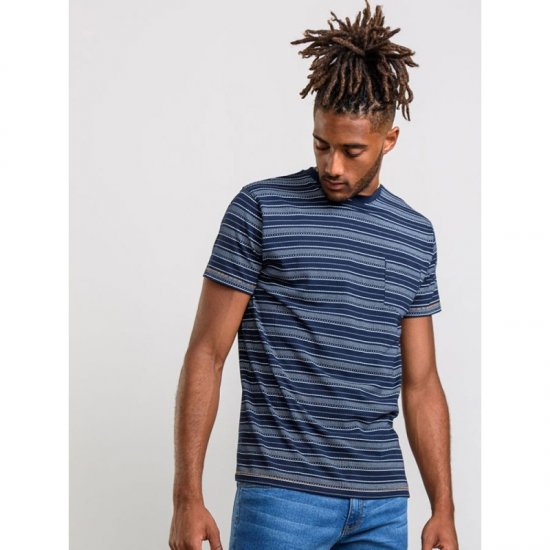 D555 Caspian T-shirt Navy - T-shirts - Grote Maten T-shirts Heren