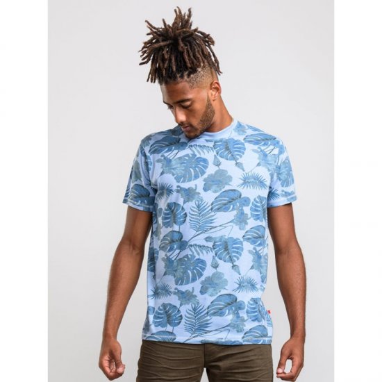 D555 Seymour T-shirt Blue - T-shirts - Grote Maten T-shirts Heren