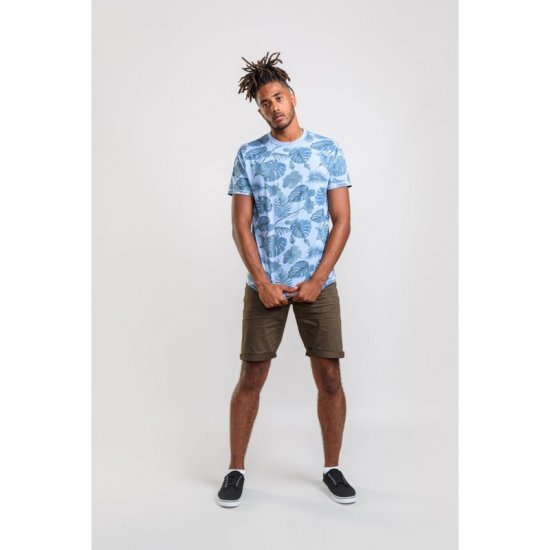 D555 Seymour T-shirt Blue - T-shirts - Grote Maten T-shirts Heren