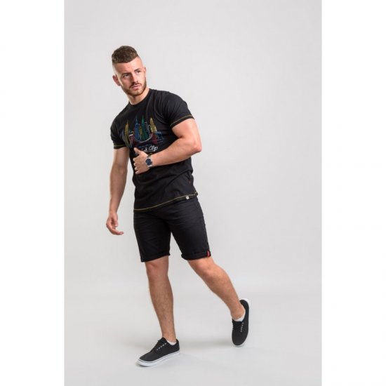 D555 Shelby T-shirt Black - T-shirts - Grote Maten T-shirts Heren