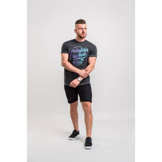 D555 Simmons T-shirt Black - T-shirts - Grote Maten T-shirts Heren