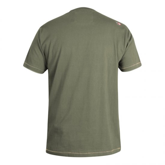 D555 Stanley T-shirt Khaki - T-shirts - Grote Maten T-shirts Heren