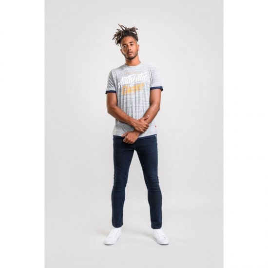 D555 Finn T-shirt Grey - T-shirts - Grote Maten T-shirts Heren