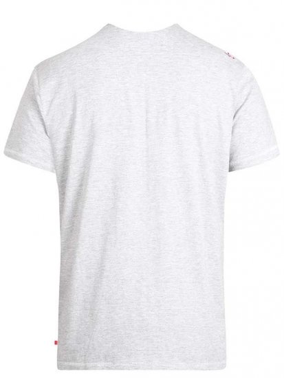 D555 Jenson T-shirt Grey - T-shirts - Grote Maten T-shirts Heren